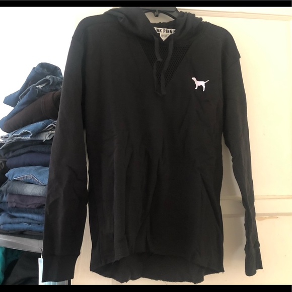 NEW✨ PINK Campus high-low mesh pullover tunic - Picture 3 of 5